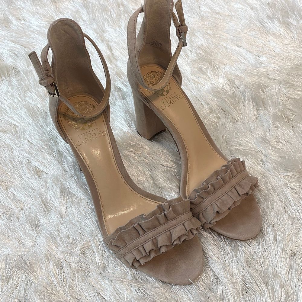 Vince Camuto Cralista Ankle Strap Suede Sandal